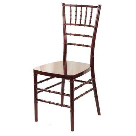 Atlas Commercial Products Resin Chiavari Chair with Premium Steel Frame, Mahogany RCC3MHG